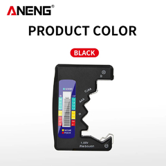 Imagem do ANENG LCD Display C AA AAA D N 9V 1,55V Célula de botão universal Bateria Testador de capacidade de voltagem Ferramenta de verificação de capacitância