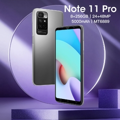 Note 11 Pro Smartphone Versão Global Android 8GB RAM 256GB ROM Mobile 4G 5G Network 24MP+48MP 5000mAh - loja online