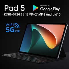 Tablet Pad 5 HD 4K 11 Pol. 12GB RAM 512GB ROM Dual Phone 5G Android - Diversos MPP