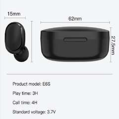 Fone de ouvido bluetooth E6S - comprar online