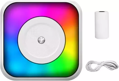 MINI IMPRESOR CON LUCES COLORADOS DYJ-C31 Con 10 Rollos termosensibles + 10 Rollos autoadehsivos