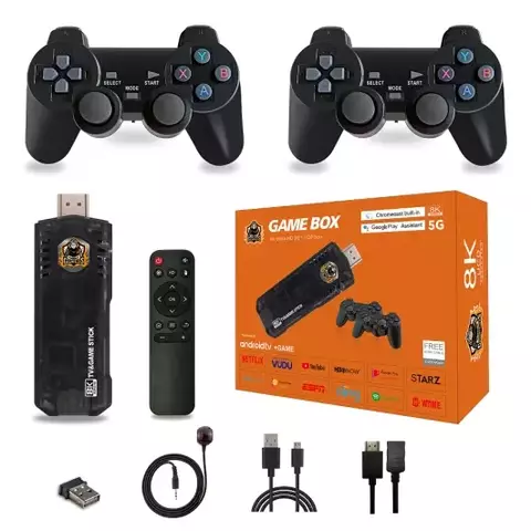 TV STICK c MAGISTV FULL 8K (ALM 4GB /32GB RAM/ CPU QUAD CORE ) ANDROID TV + RS-110 ( SIN JUEGOS PRE INSTALADOS) - comprar online