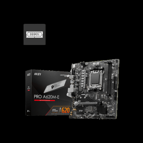 PLACA MADRE MSI PRO A620M-E SOC AM5 DDR5