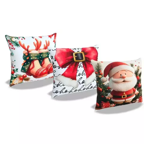 Kit 3 Capas de Almofada Natal - comprar online