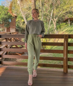 CALÇA VIENA VERDE CLARO