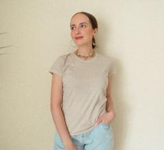 CAMISETA ATENAS BEGE ECO