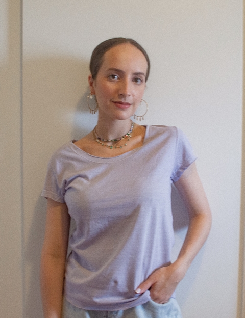 BABY LOOK BASICS LILÁS ECO