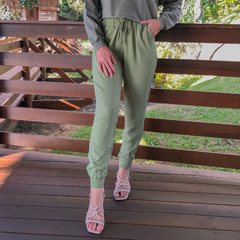 CALÇA VIENA VERDE CLARO na internet