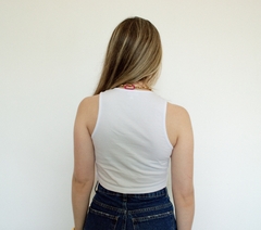 CROPPED ESSENTIAL BRANCO - loja online