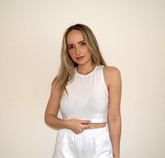 CROPPED ESSENTIAL BRANCO - comprar online