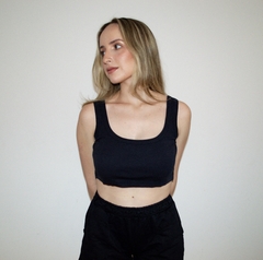 TOP REGATA ESSENTIAL PRETO