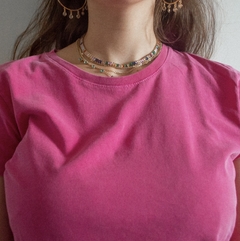 CAMISETA ATENAS ROSA - kaya wear