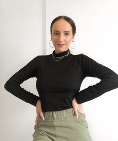 BLUSA MANGA LONGA BERLIM PRETA
