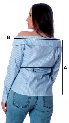CAMISA OMBRO A OMBRO LISBOA BRANCA na internet