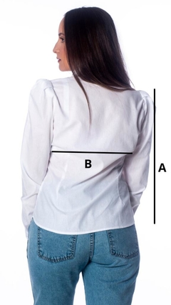 CAMISA MANGA PRINCESA ROMA BRANCA na internet