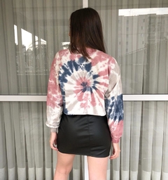 Cropped de Moletom Tie Dye - comprar online
