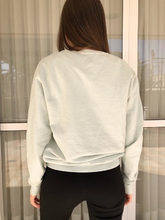 Moletom Londres Verde Água - comprar online