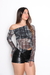 Remera Irregular Sublimado Con Pico #415E
