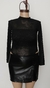 Body Lurex Manga Larga T/G #G980L