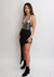 Vestido Largo Microfibra Con Lentejuelas #844A
