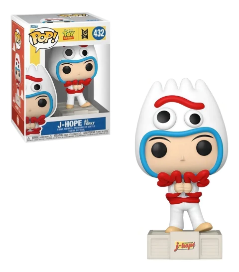 Funko Pop J-Hope 432 As Forky Toy Story Tiny Tan