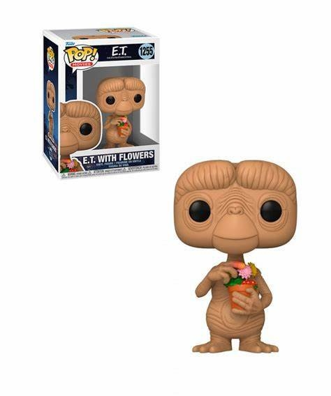 FUNKO POP MOVIES E.T WITH FLOWERS 1255 E.T THE EXTRA TERRESTRIAL - comprar online