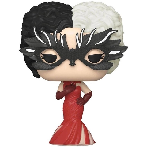 FUNKO POP CRUELLA REVEAL 1039 DISNEY VESTIDO VERMELHO