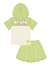 14660 CONJUNTO BLUSA E SAIA CATA-VENTO