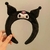 Imagem do Tiara de pelúcia Sanrio para auxiliar na maquiagem
