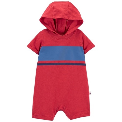 Romper Vermelho com Capuz Tam 9 meses Carter’s