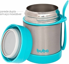 Pote Térmico Azul com Colher 350 ml Buba - Baby Bel Kids