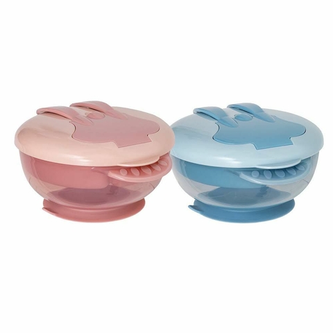 Kit Refeição com Ventosa e Talheres Buba