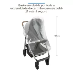 Capa de Chuva para Carrinho de Bebê Ajustável Buba na internet