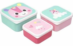 Kit com 3 potes buba zoo Unicórnio - Baby Bel Kids