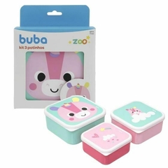 Kit com 3 potes buba zoo Unicórnio