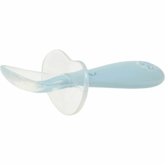 Colher De Silicone Com Escudo Protetor Azul Buba na internet