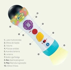 Microfone Musical Canta e Grava Buba na internet