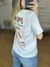 T-shirt pêssego na internet
