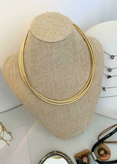 Gargantilla triple "Lara" - Acero flexible - comprar online