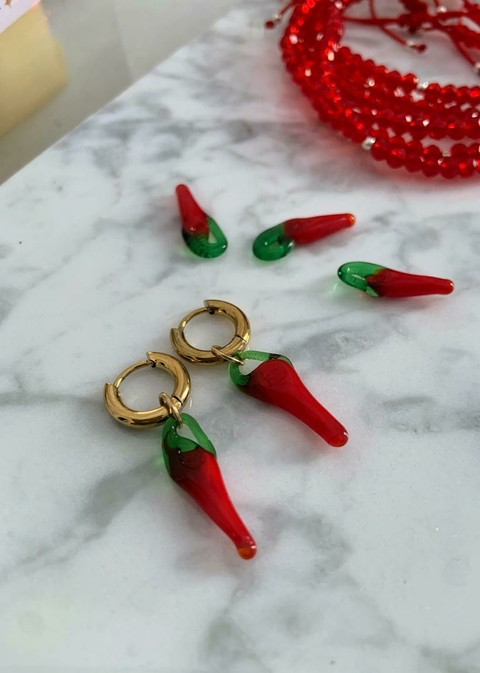 DIJE "Cornicello Rojo" - Cristal de Murano (Amuleto) - comprar online