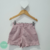 Short Lino Rayado Rosa - 6038024