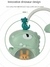 Velador Infantil Dinosaurio - comprar online