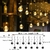 Imagen de Cortina Esferas Led Calidas
