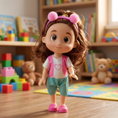 Boneca Maria Clara Youtuber 15cm brinquedo presente - comprar online