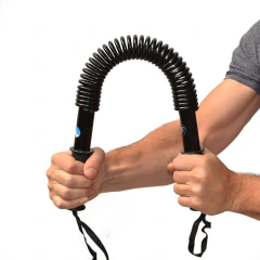 Barra ejercicios de fuerza con resorte - power twister -60Kg en internet