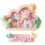 Enfeite Quadrinho Porta de Maternidade - Lhamas Candy