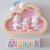 Enfeite Quadrinho Porta de Maternidade - Unicórnios Candy - comprar online