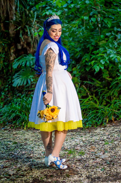 Vestido Julia Roberts Branco - Criativa Retrô