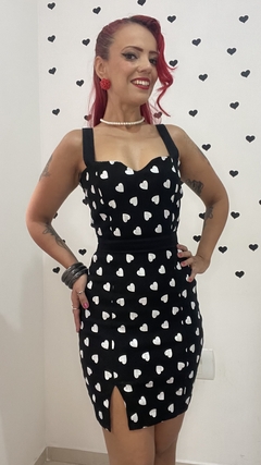 Vestido Heart of Glass - Criativa Retrô