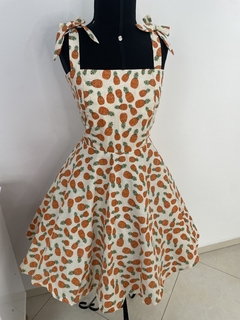 Vestido Abacaxis - Criativa Retrô